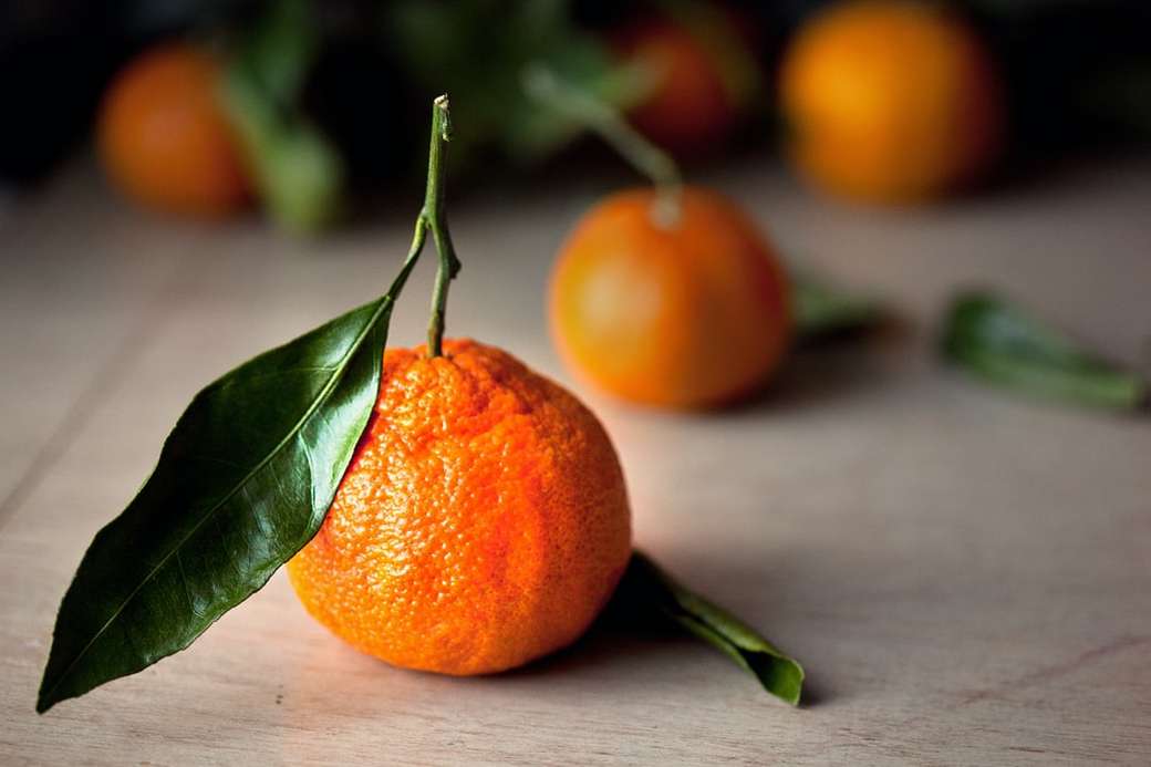 Mandariner pussel på nätet