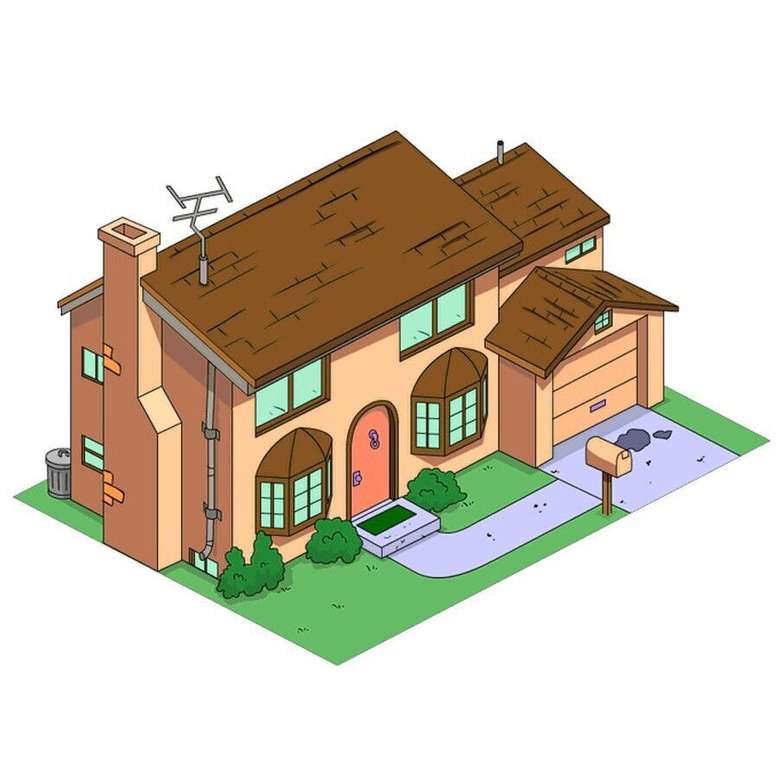 Casa Simpson puzzle online
