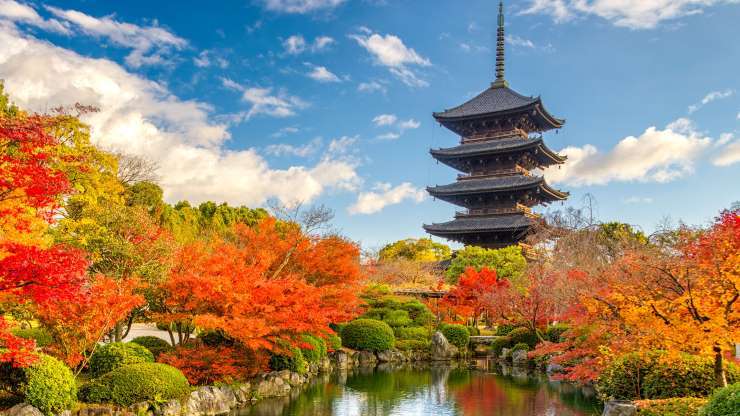 To-ji, Kyoto, Japan pussel på nätet