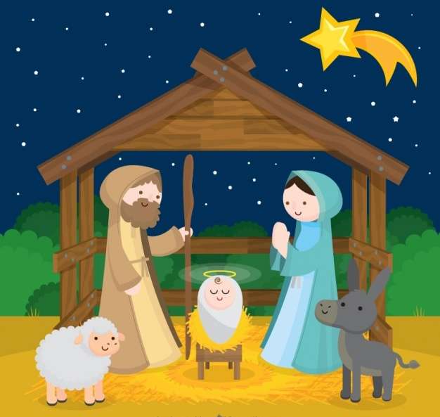 Rompecabezas Nacimiento de Jesús rompecabezas en línea