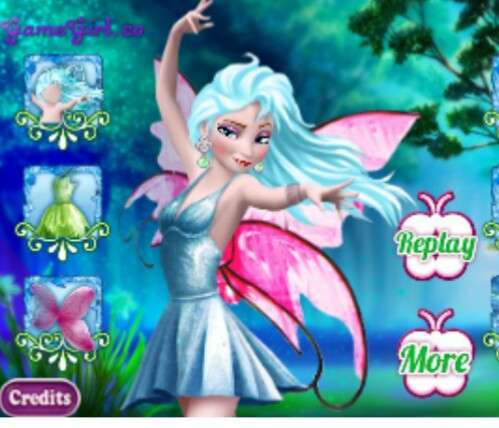 Elsa 4 pezzi di animazione puzzle online