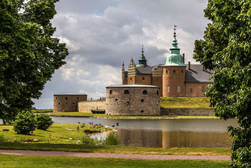 Замъкът Калмар в Швеция онлайн пъзел