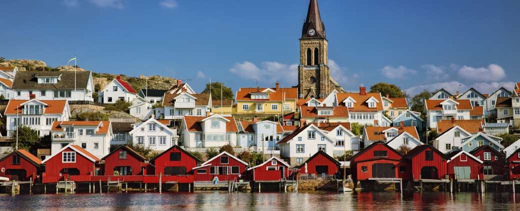 Linkoping city in Sweden online puzzle