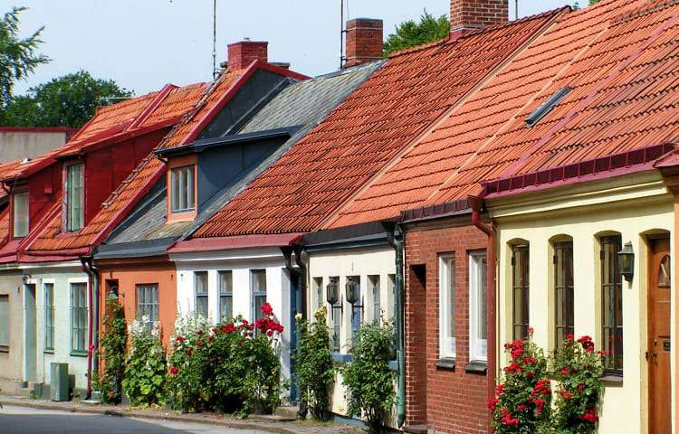 Ystad in het zuiden van Zweden legpuzzel online