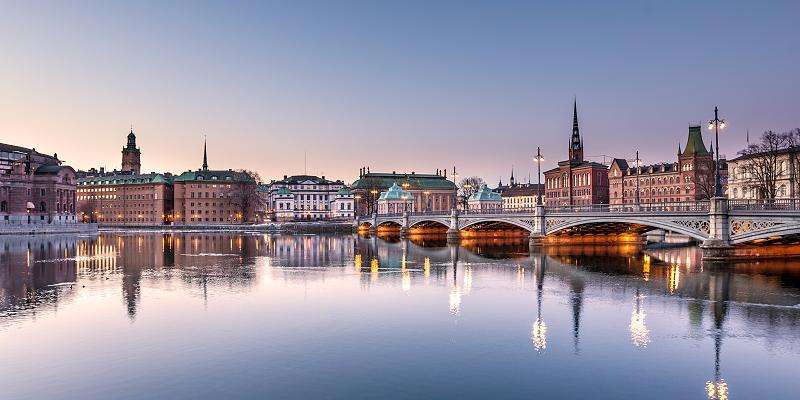 Стокгольм столица Швеции онлайн-пазл