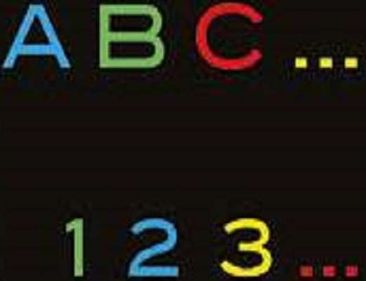a steht für Alphabet und Zahlen Puzzlespiel online