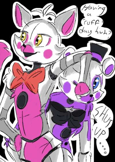 F.FOXY X F. FREDDY (fnaf sl) пазл онлайн