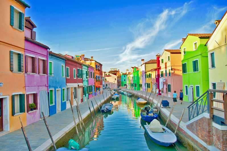 coloridas casas en italia rompecabezas en línea