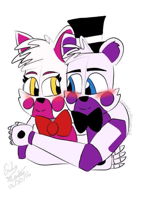 Funtime Freddy and Funtime Foxy puzzle online