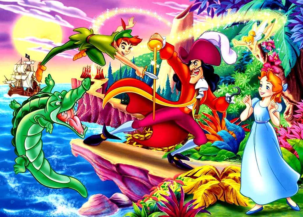 Ο Peter pan και το νησί παζλ online