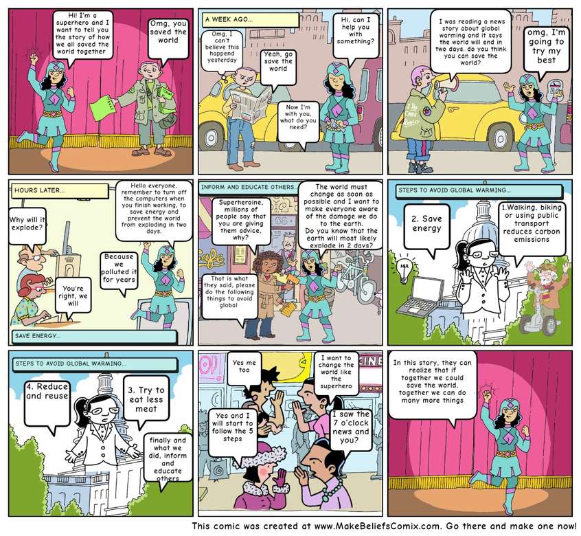 Komiksové puzzle od Kariny Martínezové skládačky online