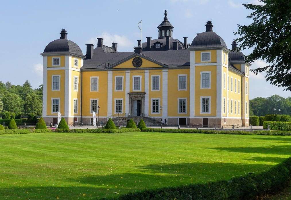 Замъкът Hallstahammar Strömsholm Швеция онлайн пъзел