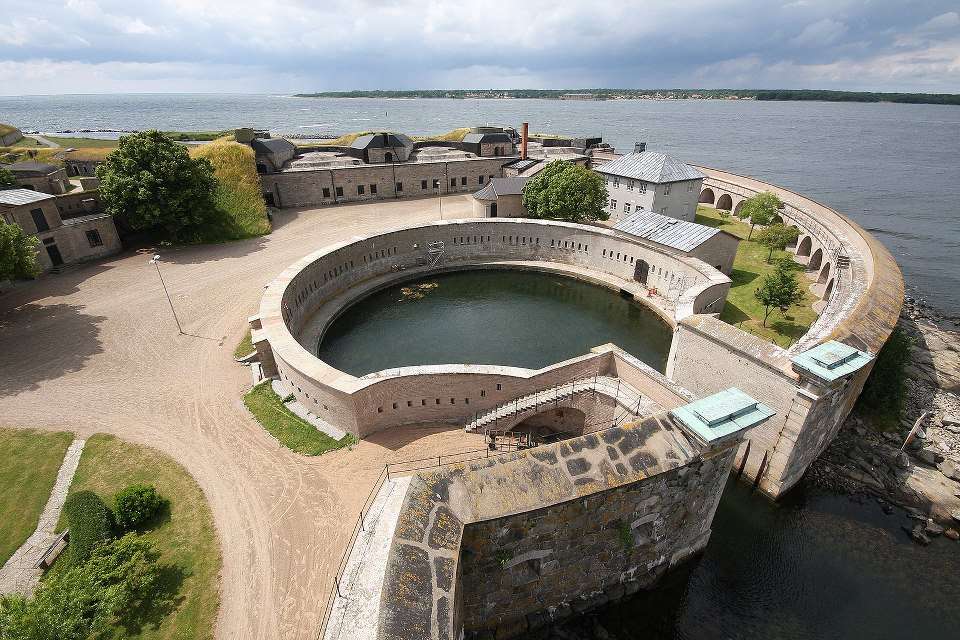 Karlskrona tengeri erőd, Kungsholmsfort, Svédország online puzzle