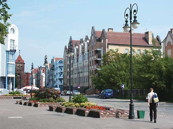 Oude binnenstad van Elbląg legpuzzel online
