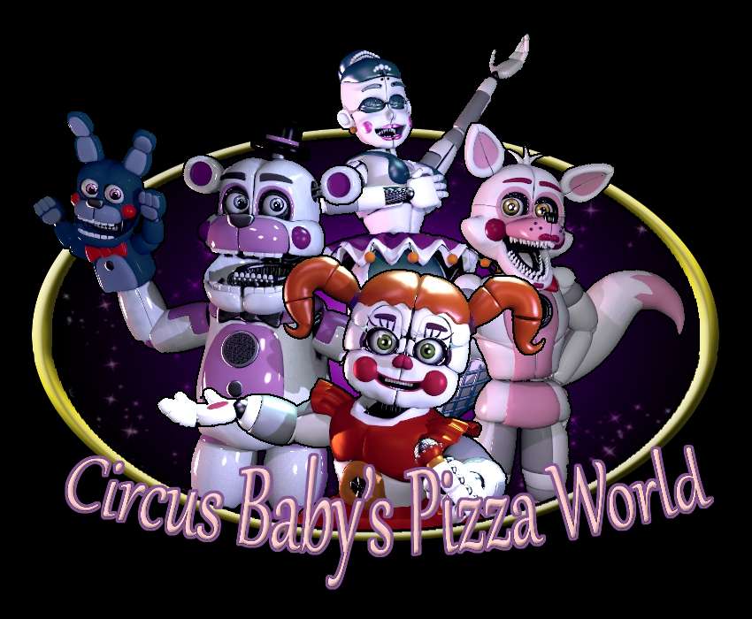 Circus Baby Pizza World logó online puzzle