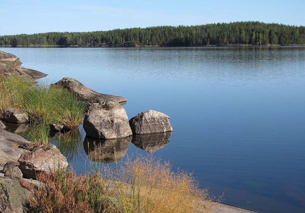 Lacul Saimaa din Finlanda jigsaw puzzle online