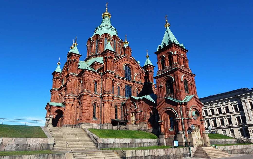 Helsinská katedrála Finsko skládačky online