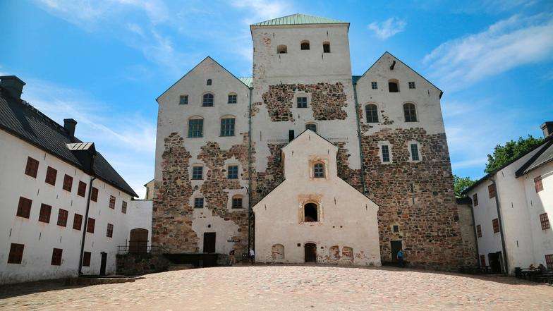Château de Turku Turun Finlande puzzle en ligne