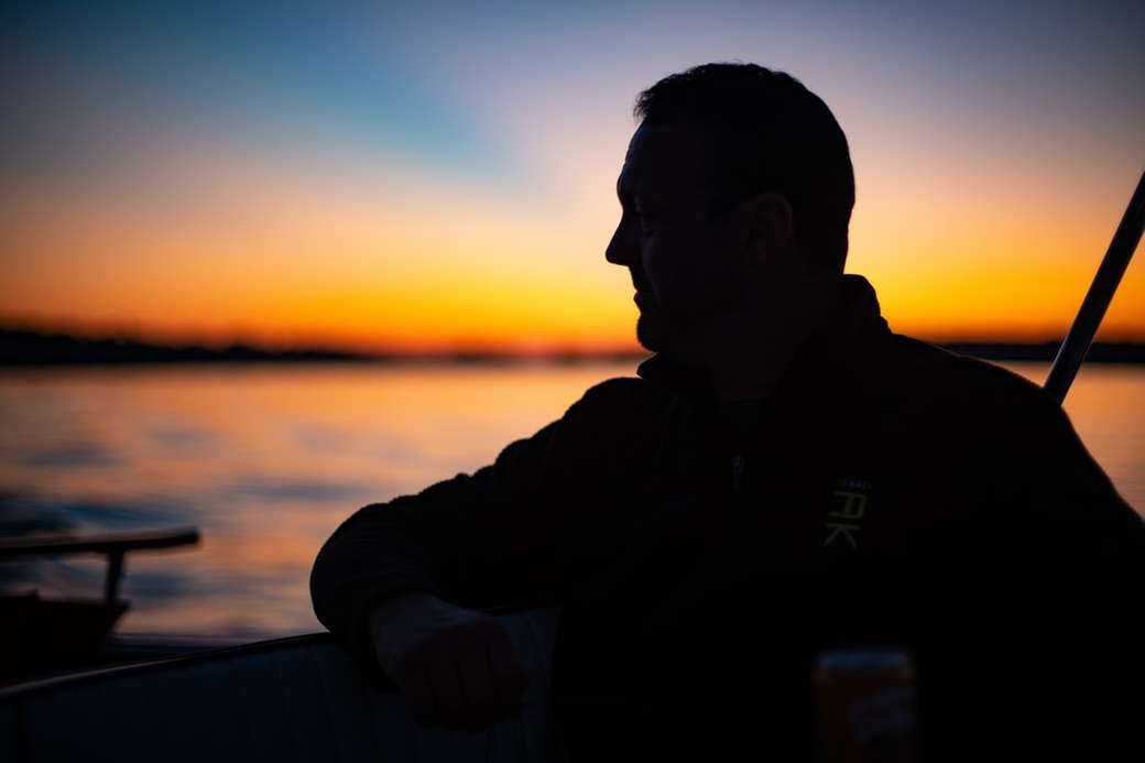 Západ slunce na jezeře Minnetonka skládačky online
