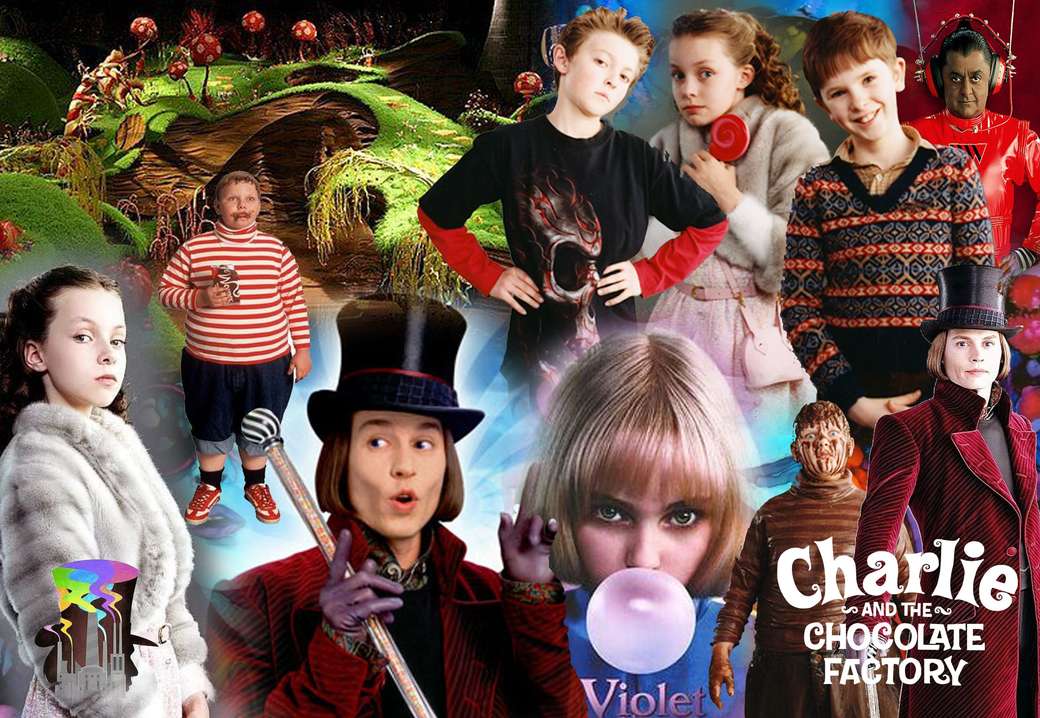 Charlie und die Schokoladenfabrik - Puzzle! Puzzlespiel online