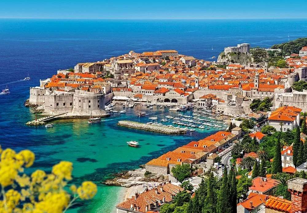 Дубровник - Хорватія онлайн пазл