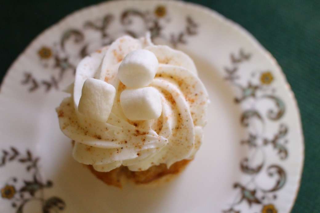 mályvacukrot tartalmazó cupcake kirakós online