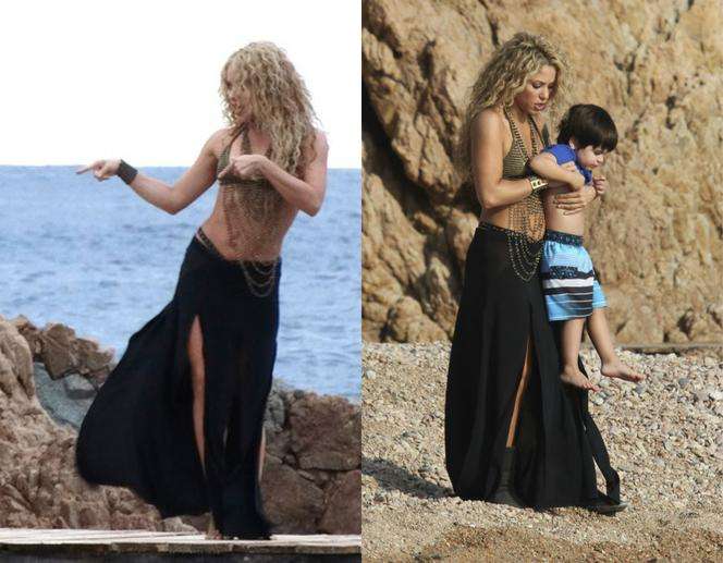 shakira with his son jigsaw puzzle online