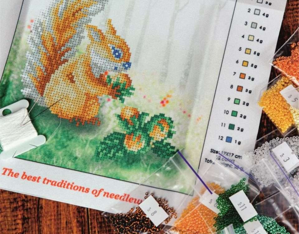 the art of cross-stitch - canvas online puzzle