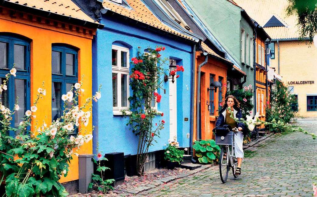 Город Орхус в Дании онлайн-пазл