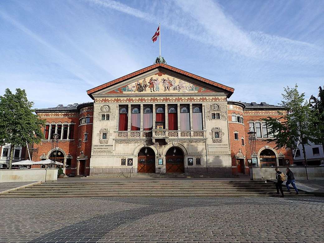 Ciudad de los teatros de Aarhus en Dinamarca rompecabezas en línea