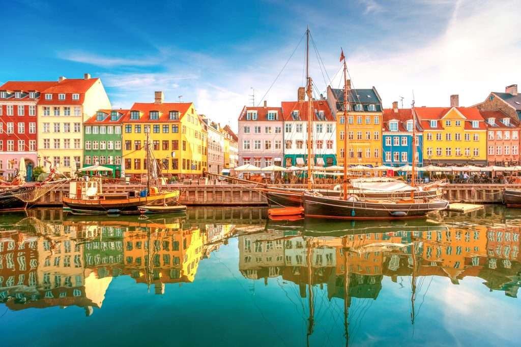 Копенгаген в Дании онлайн-пазл