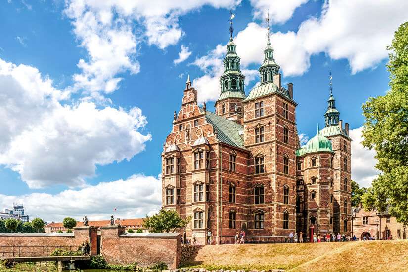 Kodaňský hrad Rosenburg, Dánsko skládačky online