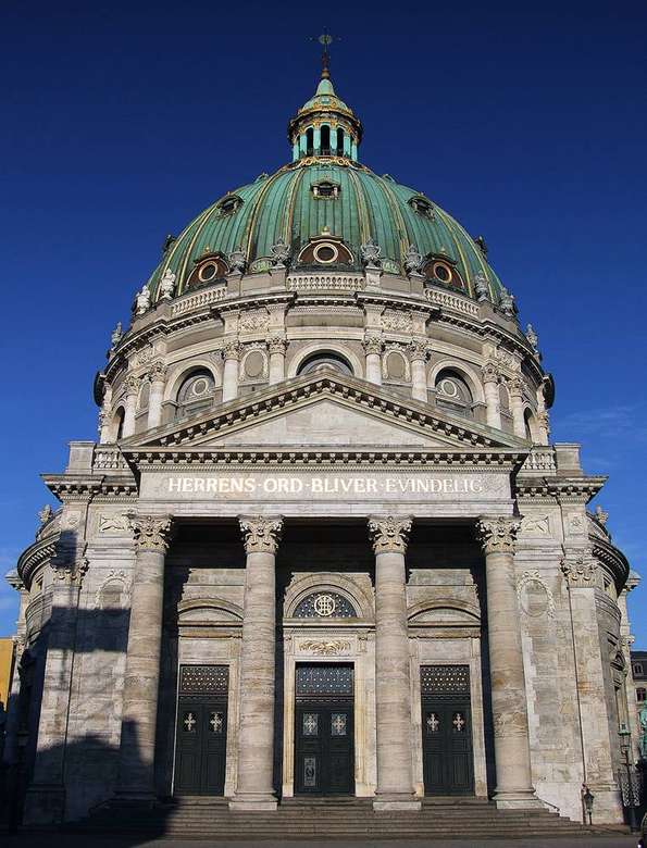 Frederikskirche de Copenhague Dinamarca rompecabezas en línea