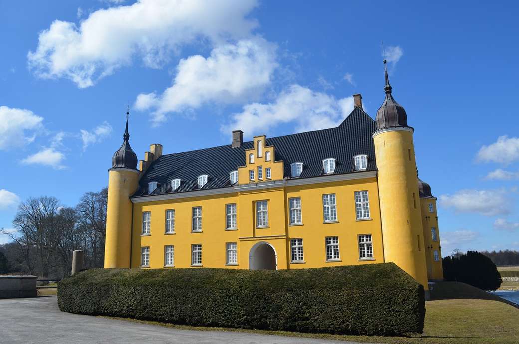 Lolland Island Castle Krenkerup Dánsko skládačky online