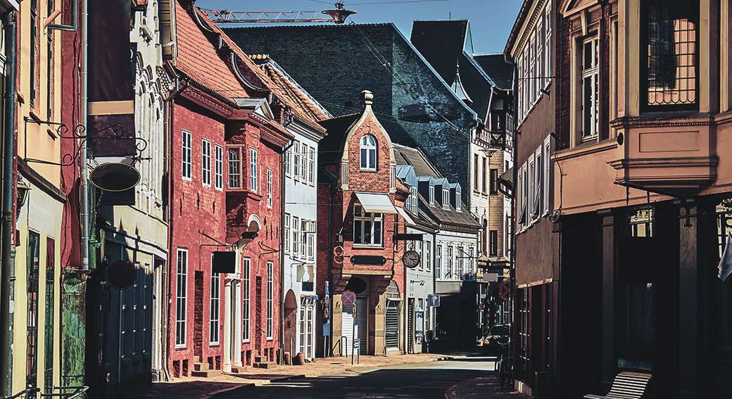 Odense stad in Denemarken legpuzzel online