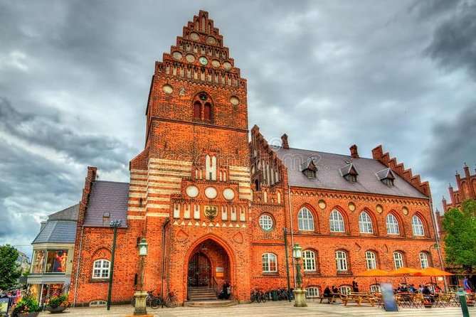 Град Роскилде в Дания онлайн пъзел