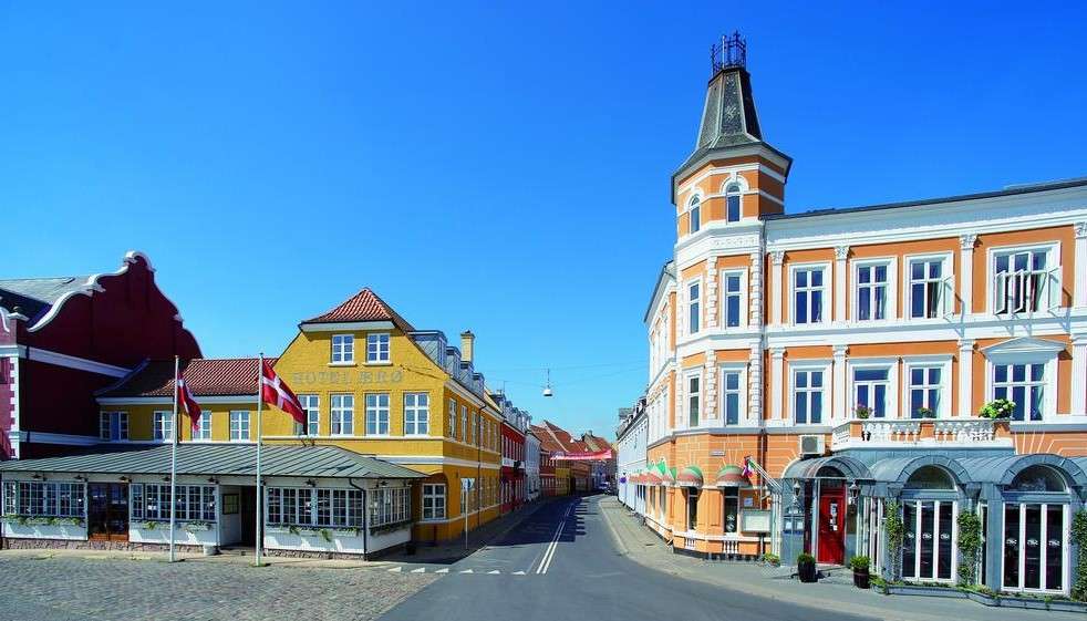 Місто Свендборг у Швеції пазл онлайн