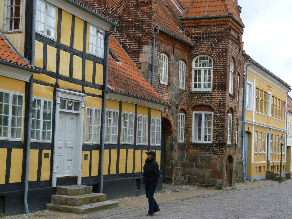 Πόλη του Βίμποργκ στη Δανία παζλ online
