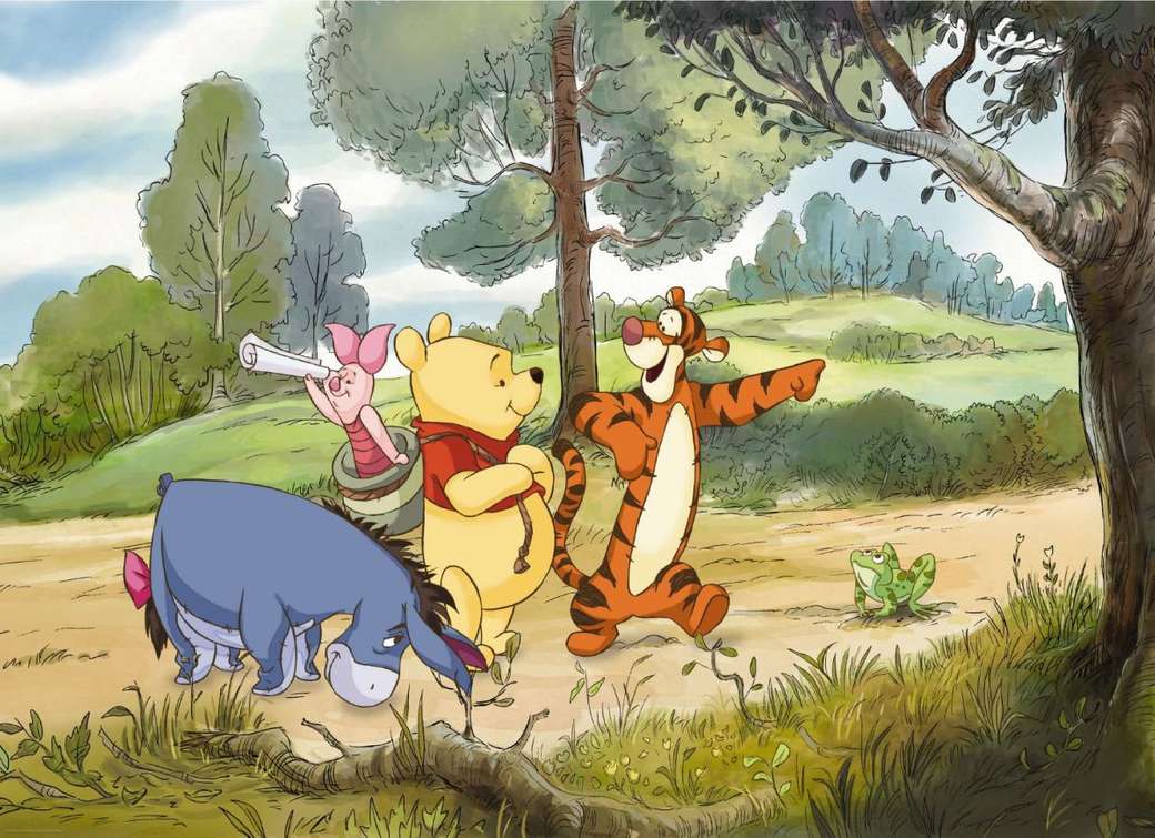 Winnie the Pooh și prietenii puzzle online