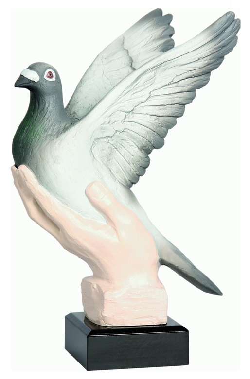 pigeon- statuette puzzle en ligne