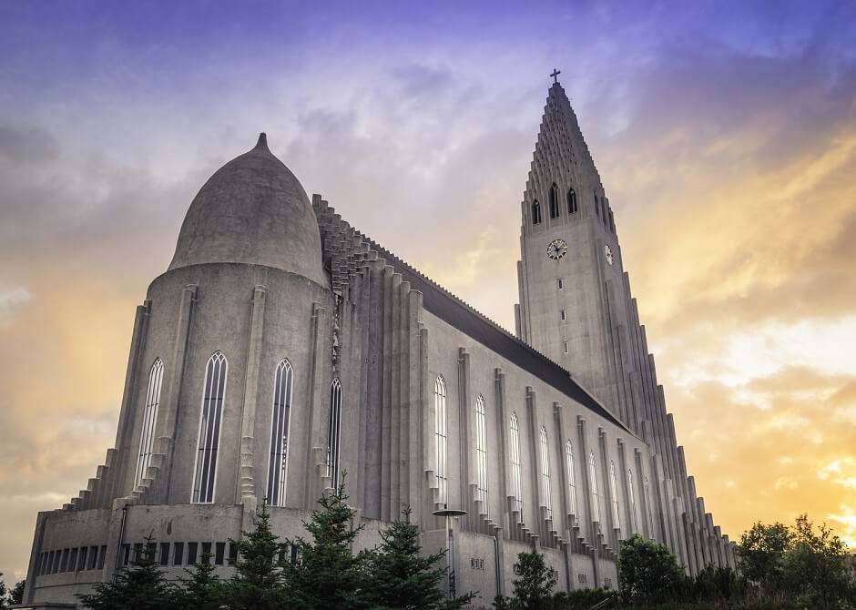 Kostel Reykjavik Hallgrims Island skládačky online