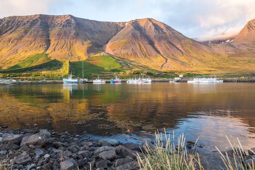 Izlandi Westfjords hajók kirakós online