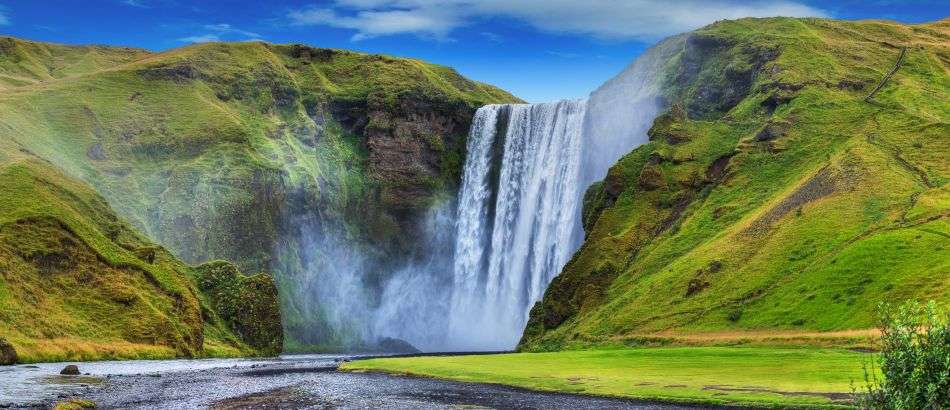 Vattenfall på Island Pussel online
