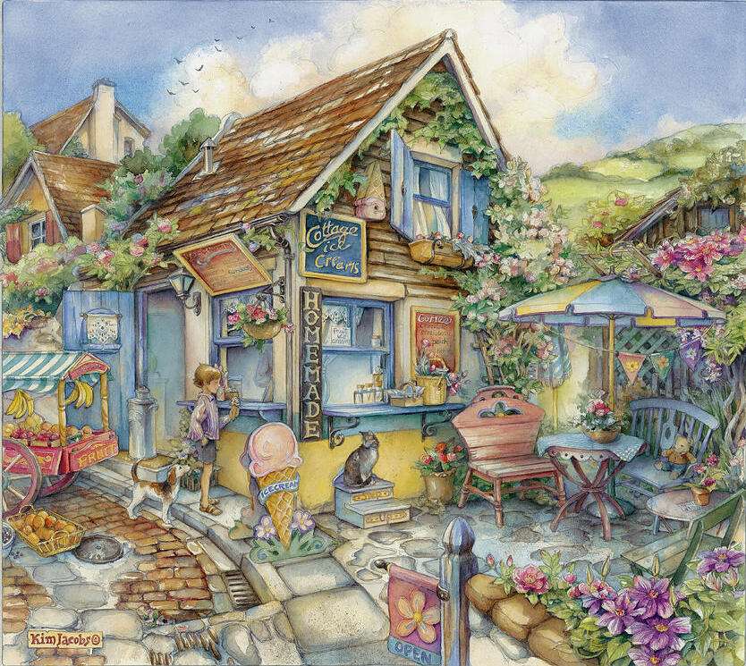 Cottage Cafe jigsaw puzzle online