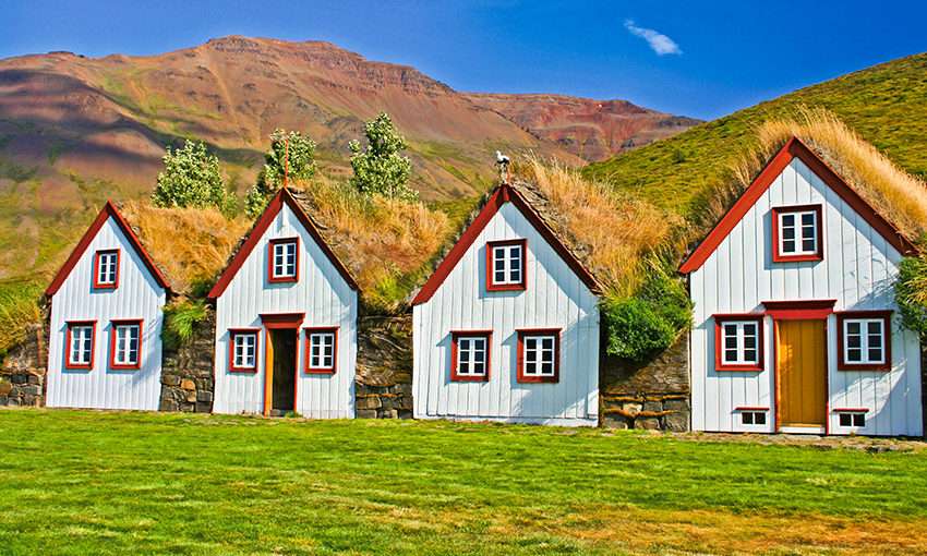 Τοπικό μουσείο ιστορίας στο βόρειο τμήμα της Ισλανδίας online παζλ