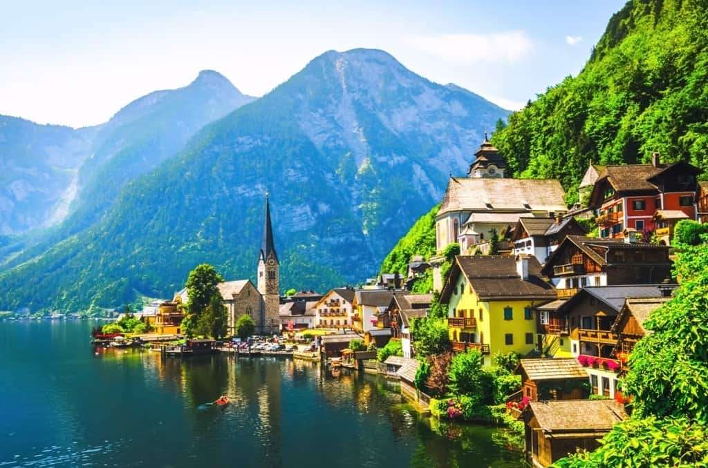 Ausztria, hegyek kirakós online