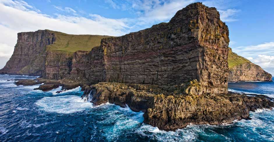 Побережье Фарерских островов пазл онлайн