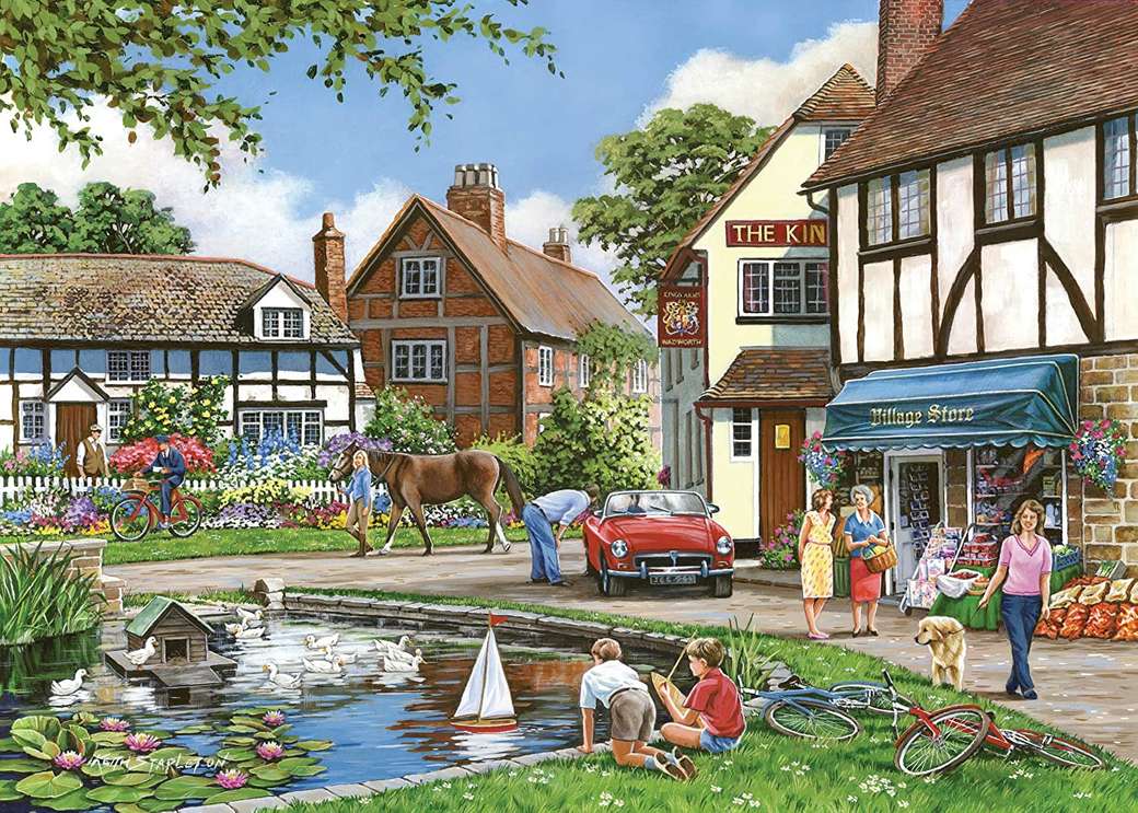 Country Village puzzle online