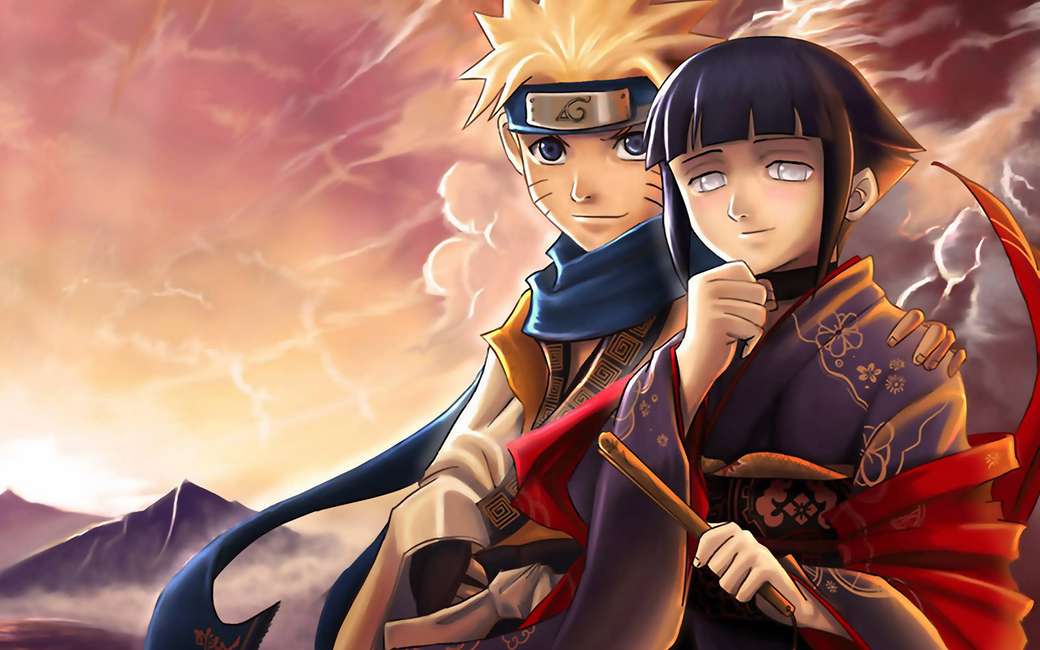 Naruto και Hinata online παζλ