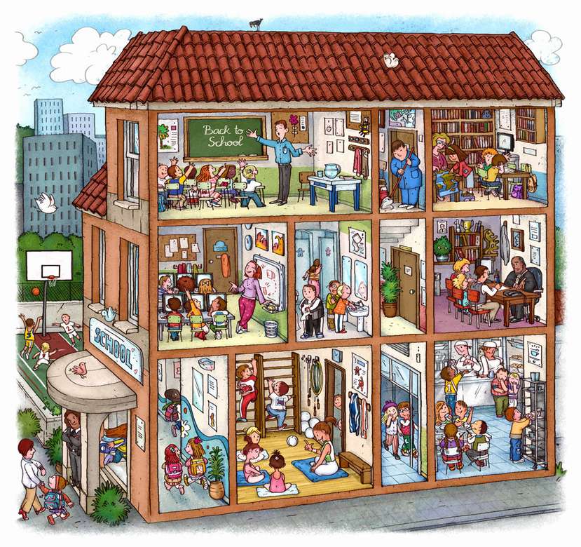 "Şcoală" jigsaw puzzle online